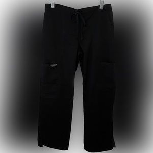 Women’s Cherokee Workwear Scrub Pants. Size Small Petite. Color Black.